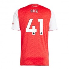 Arsenal FC Rice 41 Kotipelipaita 2025-26 Jalkapallo Pelipaidat Peliasut