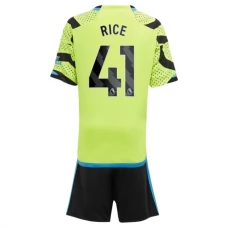 Arsenal FC Rice 41 Lasten Vieraspelipaita 2023-24 Jalkapallo Pelipaidat Peliasut
