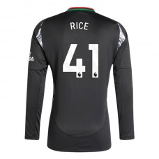 Arsenal FC Rice 41 Vieraspelipaita 2024-25 Jalkapallo Pelipaidat Peliasut(L/S)