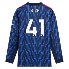Arsenal FC Rice 41 Vieraspelipaita 2025-26 Jalkapallo Pelipaidat Peliasut(L/S)