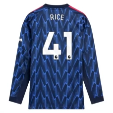 Arsenal FC Rice 41 Vieraspelipaita 2025-26 Jalkapallo Pelipaidat Peliasut(L/S)