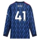 Arsenal FC Rice 41 Vieraspelipaita 2025-26 Jalkapallo Pelipaidat Peliasut(L/S)