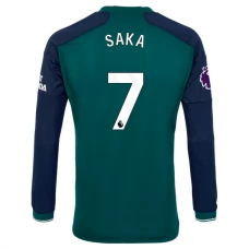 Arsenal FC Saka 7 Kolmas Pelipaita 2023-24 Jalkapallo Pelipaidat Peliasut(L/S)