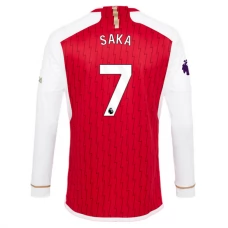 Arsenal FC Saka 7 Kotipelipaita 2023-24 Jalkapallo Pelipaidat Peliasut(L/S)