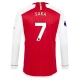 Arsenal FC Saka 7 Kotipelipaita 2023-24 Jalkapallo Pelipaidat Peliasut(L/S)