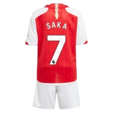 Arsenal FC Saka 7 Lasten Kotipelipaita 2023-24 Jalkapallo Pelipaidat Peliasut