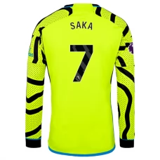 Arsenal FC Saka 7 Vieraspelipaita 2023-24 Jalkapallo Pelipaidat Peliasut(L/S)