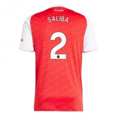 Arsenal FC Saliba 2 Kotipelipaita 2025-26 Jalkapallo Pelipaidat Peliasut