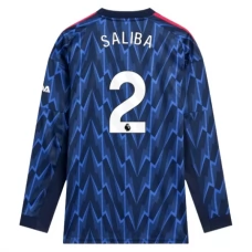 Arsenal FC Saliba 2 Vieraspelipaita 2025-26 Jalkapallo Pelipaidat Peliasut(L/S)