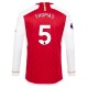 Arsenal FC Thomas 5 Kotipelipaita 2023-24 Jalkapallo Pelipaidat Peliasut(L/S)