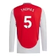 Arsenal FC Thomas 5 Kotipelipaita 2024-25 Jalkapallo Pelipaidat Peliasut(L/S)