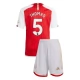 Arsenal FC Thomas 5 Lasten Kotipelipaita 2023-24 Jalkapallo Pelipaidat Peliasut
