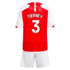 Arsenal FC Tierney 3 Lasten Kotipelipaita 2023-24 Jalkapallo Pelipaidat Peliasut