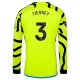 Arsenal FC Tierney 3 Vieraspelipaita 2023-24 Jalkapallo Pelipaidat Peliasut(L/S)