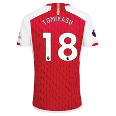 Arsenal FC Tomiyasu 18 Kotipelipaita 2023-24 Jalkapallo Pelipaidat Peliasut