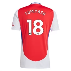 Arsenal FC Tomiyasu 18 Kotipelipaita 2024-25 Jalkapallo Pelipaidat Peliasut
