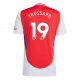 Arsenal FC Trossard 19 Kotipelipaita 2024-25 Jalkapallo Pelipaidat Peliasut