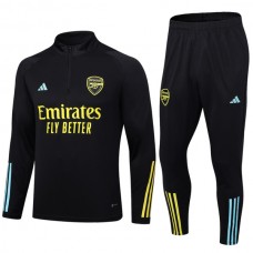 Arsenal FC Verryttelypuku 2023-24 - 1-4 Zip Musta