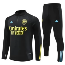 Arsenal FC Verryttelypuku 2023-24 - 1-4 Zip Musta