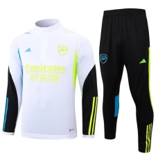 Arsenal FC Verryttelypuku 2023-24 - 1-4 Zip Valkoinen Musta