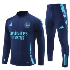 Arsenal FC Verryttelypuku 2024-25 - 1-4 Zip Laivastonsininen