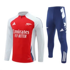 Arsenal FC Verryttelypuku 2024-25 - 1-4 Zip Punainen