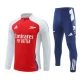 Arsenal FC Verryttelypuku 2024-25 - 1-4 Zip Punainen