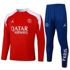 Arsenal FC Verryttelypuku 2025-26 - 1-4 Zip Punainen