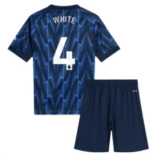 Arsenal FC White 4 Lasten Vieraspelipaita 2025-26 Jalkapallo Pelipaidat Peliasut
