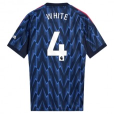 Arsenal FC White 4 Vieraspelipaita 2025-26 Jalkapallo Pelipaidat Peliasut