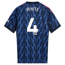 Arsenal FC White 4 Vieraspelipaita 2025-26 Jalkapallo Pelipaidat Peliasut