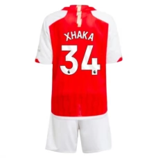 Arsenal FC Xhaka 34 Lasten Kotipelipaita 2023-24 Jalkapallo Pelipaidat Peliasut