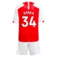 Arsenal FC Xhaka 34 Lasten Kotipelipaita 2023-24 Jalkapallo Pelipaidat Peliasut