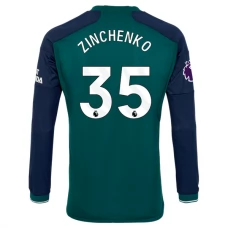 Arsenal FC Zinchenko 35 Kolmas Pelipaita 2023-24 Jalkapallo Pelipaidat Peliasut(L/S)