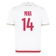 AS Monaco FC Mika 14 Kotipelipaita 2025-26 Jalkapallo Pelipaidat Peliasut
