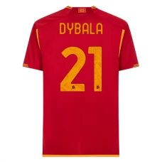 AS Roma Dybala 21 Kotipelipaita 2023-24 Jalkapallo Pelipaidat Peliasut
