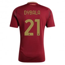 AS Roma Dybala 21 Kotipelipaita 2024-25 Jalkapallo Pelipaidat Peliasut