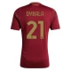AS Roma Dybala 21 Kotipelipaita 2024-25 Jalkapallo Pelipaidat Peliasut