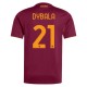 AS Roma Dybala 21 Kotipelipaita 2025-26 Jalkapallo Pelipaidat Peliasut