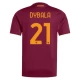 AS Roma Dybala 21 Kotipelipaita 2025-26 Jalkapallo Pelipaidat Peliasut