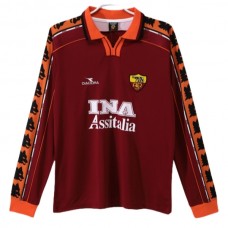 AS Roma Kotipelipaita Retro 1998-99 Jalkapallo Pelipaidat Peliasut(L/S)