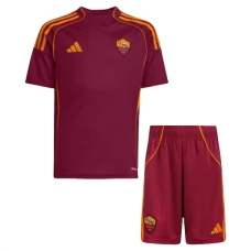 AS Roma Lasten Kotipelipaita 2025-26 Jalkapallo Pelipaidat Peliasut