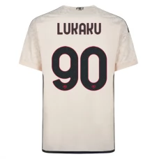 AS Roma Lukaku 90 Vieraspelipaita 2023-24 Jalkapallo Pelipaidat Peliasut