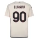 AS Roma Lukaku 90 Vieraspelipaita 2023-24 Jalkapallo Pelipaidat Peliasut