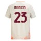 AS Roma Mancini 23 Vieraspelipaita 2024-25 Jalkapallo Pelipaidat Peliasut