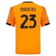 AS Roma Mancini 23 Vieraspelipaita 2025-26 Jalkapallo Pelipaidat Peliasut