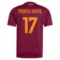 AS Roma Manu Kone 17 Kotipelipaita 2025-26 Jalkapallo Pelipaidat Peliasut