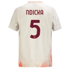 AS Roma Ndicka 5 Vieraspelipaita 2024-25 Jalkapallo Pelipaidat Peliasut