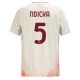 AS Roma Ndicka 5 Vieraspelipaita 2024-25 Jalkapallo Pelipaidat Peliasut