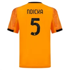 AS Roma Ndicka 5 Vieraspelipaita 2025-26 Jalkapallo Pelipaidat Peliasut